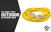 SOUTHWIRE Extra Heavy Duty 10/3 SJTW-A Extension Cord with Lighted End