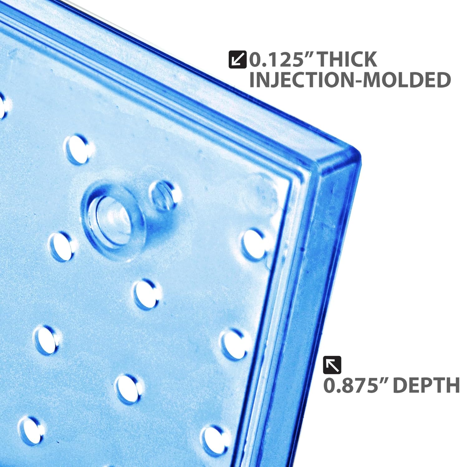 Azar Displays 125-Piece Pegboard Organizer Kit