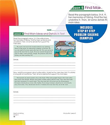 Spectrum 5th Grade Writing Workbooks, Ages 10 to 11, Grade 5 Writing, Informative, Persuasive, News Report, Article, and Story Writing Prompts, Writing Practice for Kids - 136 Pages