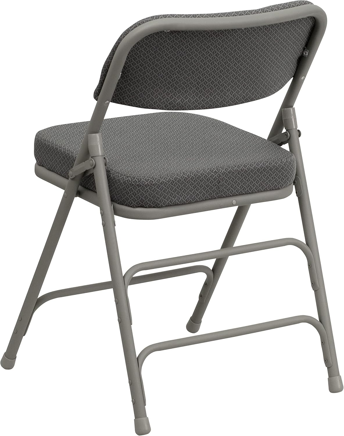 FLASH FURNITURE Hercules Series Metal Folding Chairs with Cushioned Fabric Seats