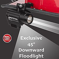 Nightstick NSP-4650B Helmet Mounted Multi-Function Led Dual-Light Flashlight, One Size, Black