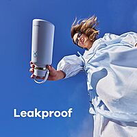 HYDRO FLASK Wide Mouth Flex Straw Cap Bottle - Insulated Stainless Steel