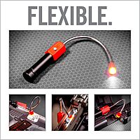 Real Avid Bore Light, Magnetic, High Intensity LED Bore Illuminator with 5” Flexible Neck for Hands Free Operation