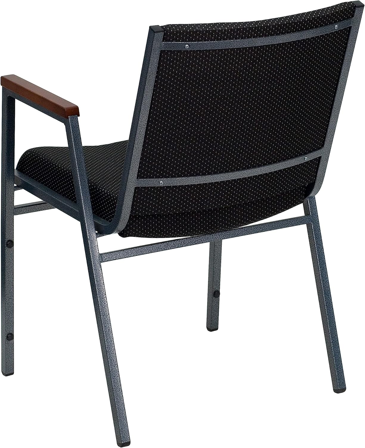 Flash Furniture HERCULES Series Heavy Duty Fabric Stack Chair with Arms and Ganging Bracket