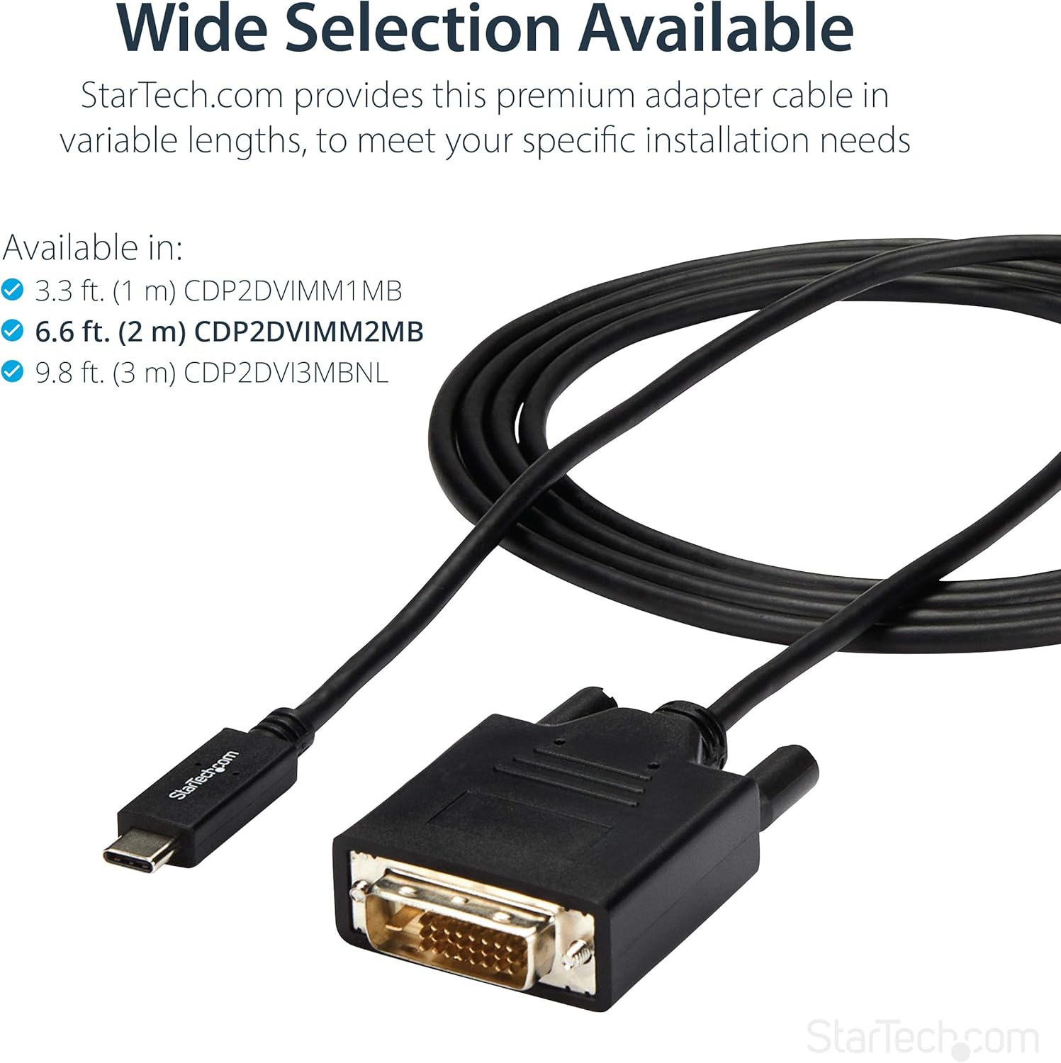StarTech.com USB-C to DVI Cable