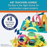 Tru-Ray Construction Paper, 50% Recycled, 9" x 12", 50 Sheets, Assorted Colors