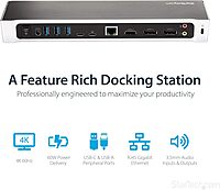 StarTech.com Universal USB-C Laptop Docking Station (Dual & Triple Monitor)