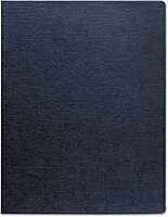Fellowes Linen Presentation Covers, 11-1/4 Inch x 8-3/4 Inch, Navy, 200 per Pack (52113)
