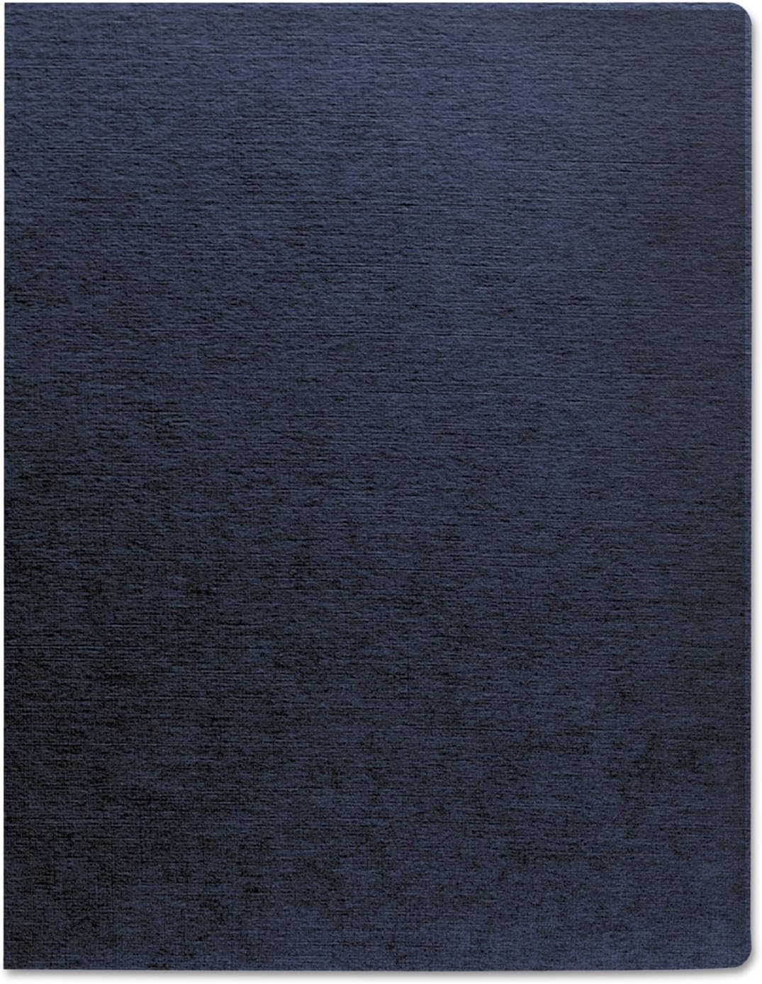 Fellowes Linen Presentation Covers, 11-1/4 Inch x 8-3/4 Inch, Navy, 200 per Pack (52113)