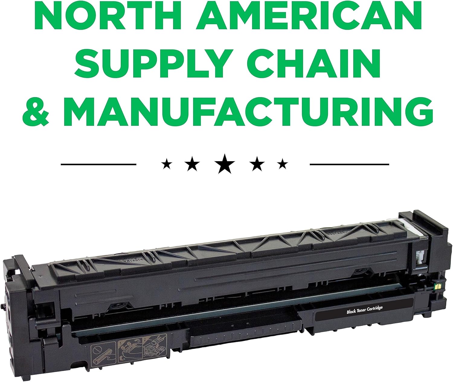 Clover Remanufactured High Yield Toner Cartridge Replacement for HP CF500X (HP 202X) | Black