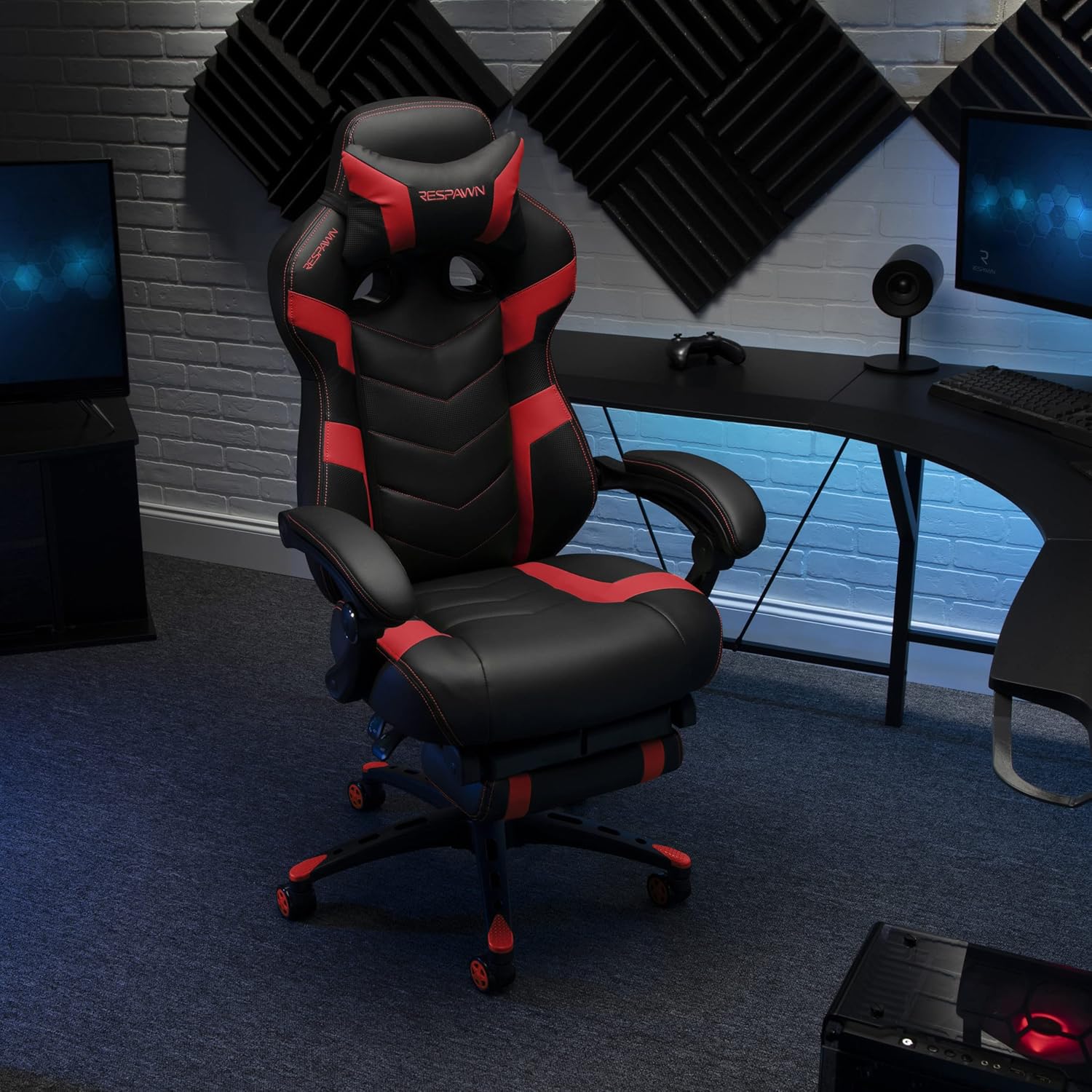 RESPAWN 110 Pro Ergonomic Gaming Chair with Footrest
