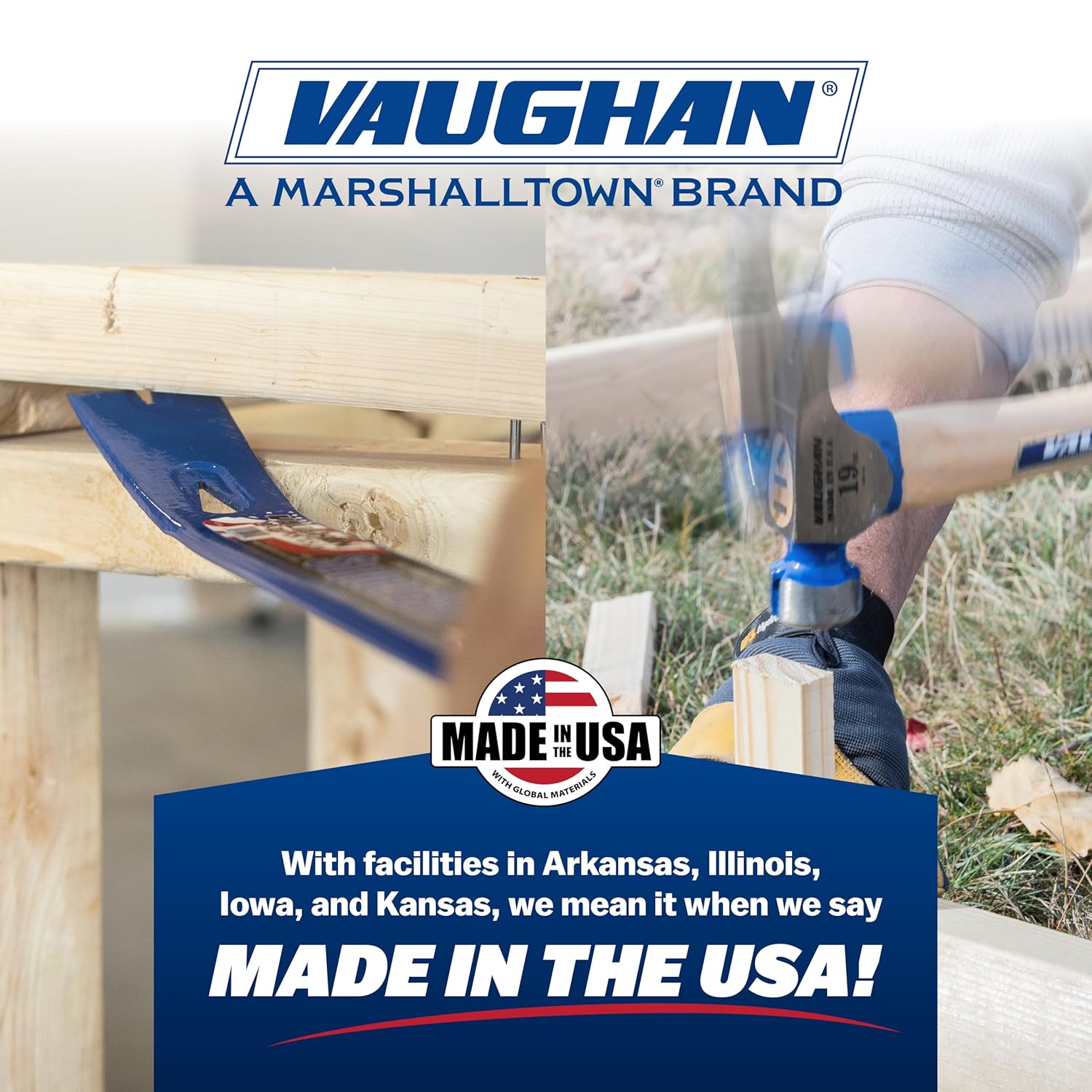 VAUGHAN Chipping Welding Hammer, 12 Ounce, Made in the USA, WC12, VN18510