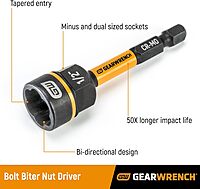 GEARWRENCH Bolt Biter Nut Extractor & Driver Set