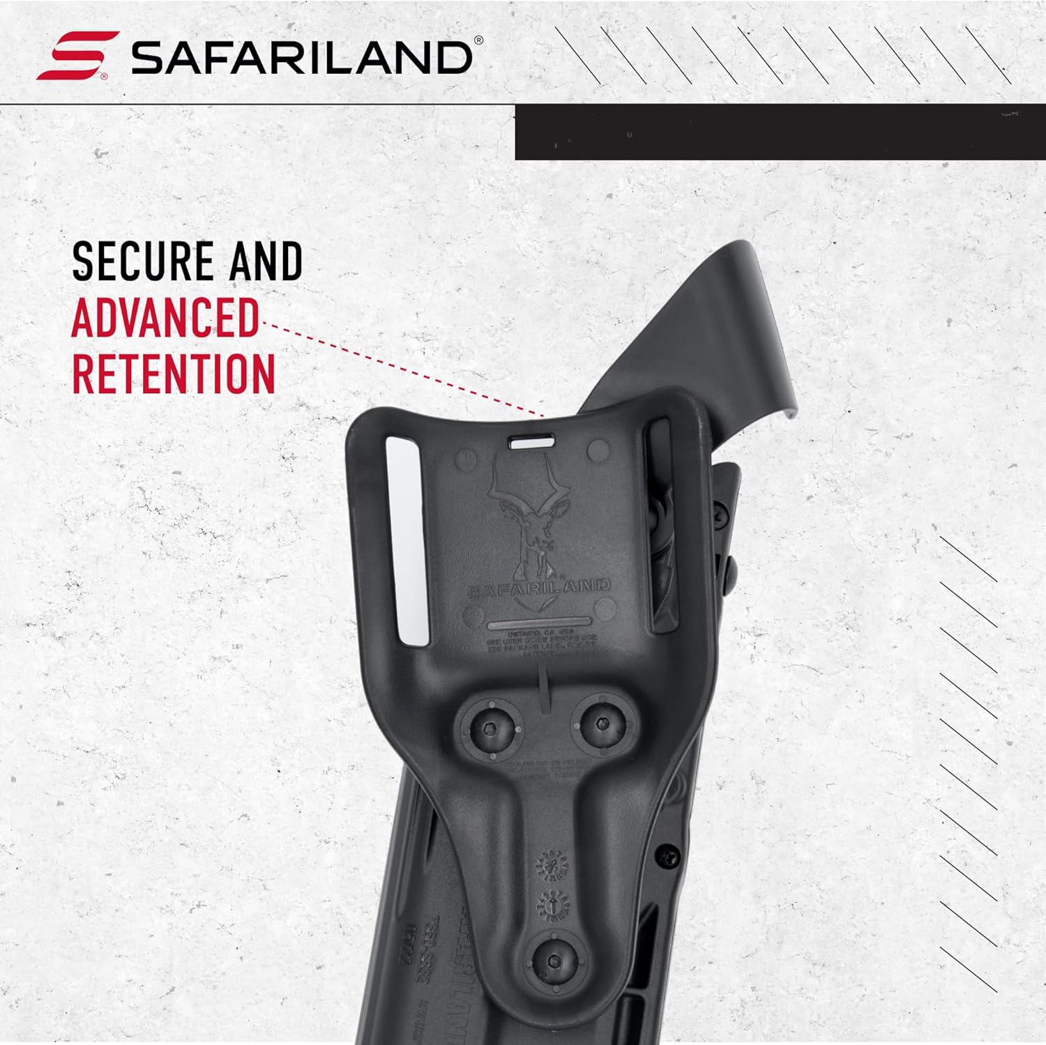 SAFARILAND Model 7360 7TS ALS/SLS Mid-Ride Duty Holster