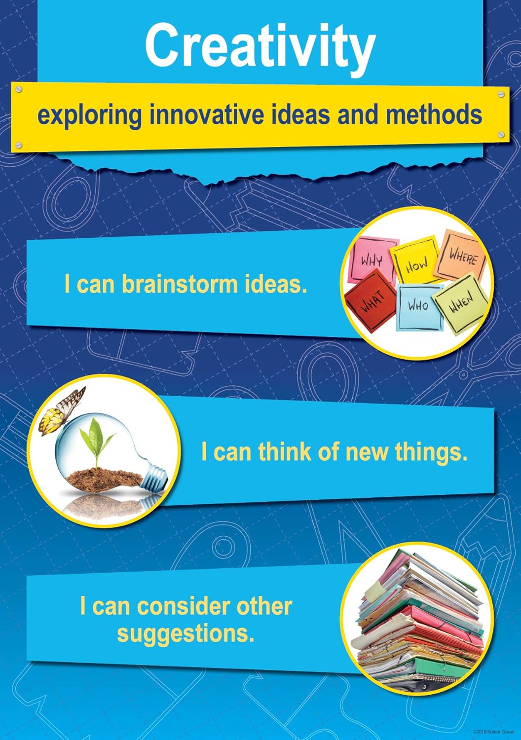 Barker Creek STEM/STEAM Poster Set 13-3/8" x 19"