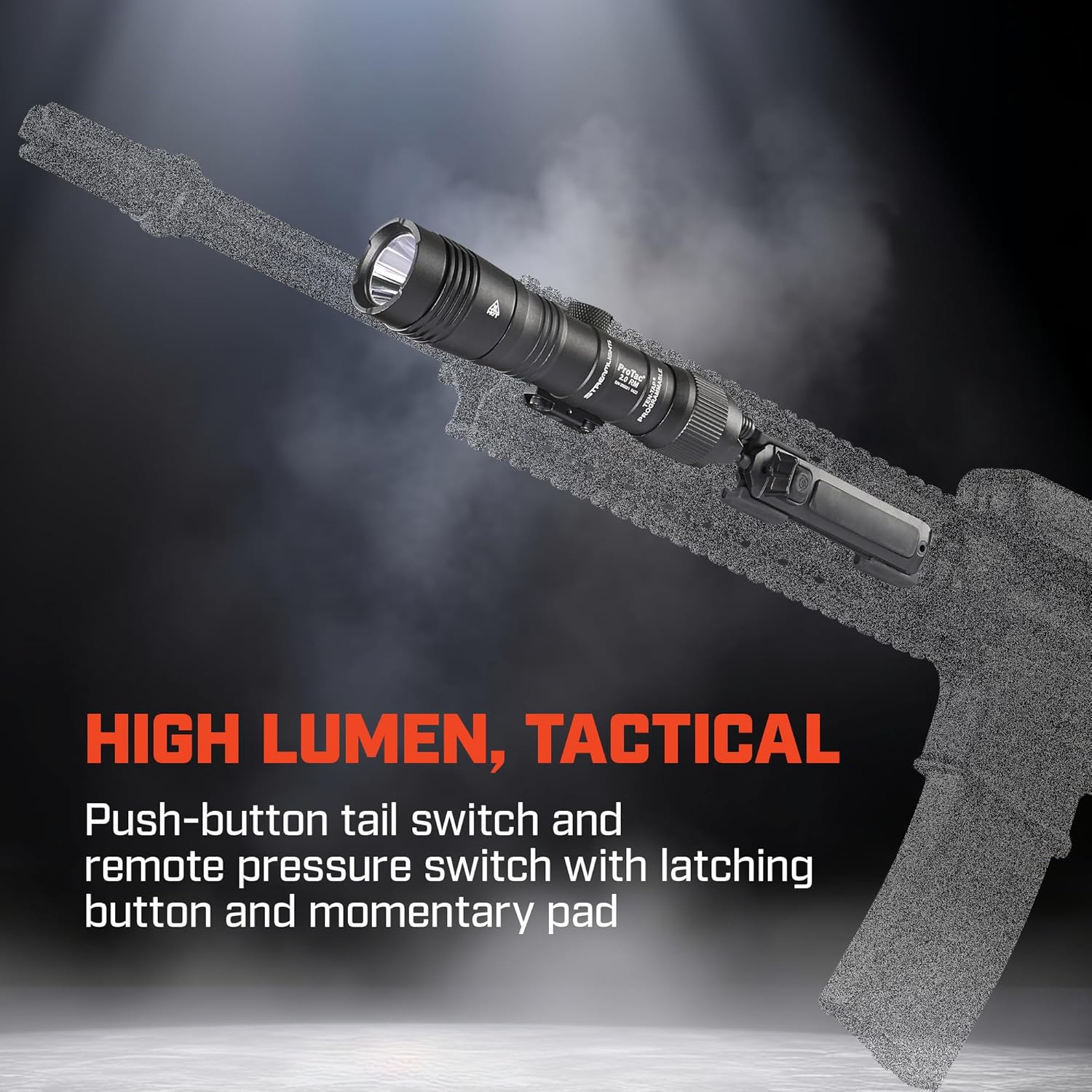 Streamlight 89009 ProTac 2.0 2000-Lumen Rail Mount High Lumen Tactical Rechargeable Long Weapon-Mounted Flashlight