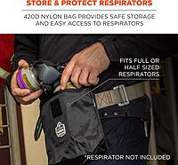 ERGODYNE Arsenal Respirator Carry Pouch - 420D Nylon