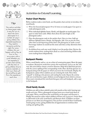 25 Read and Write Mini-Books That Teach Word Families