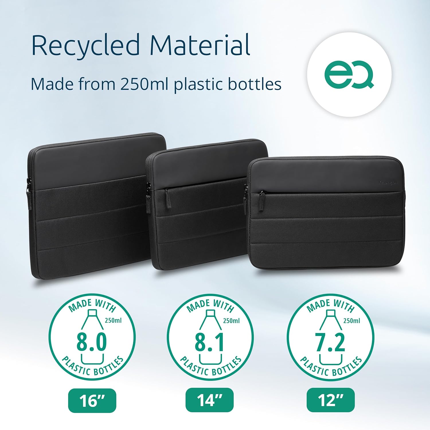 Kensington EQ Laptop Sleeve - Eco-Friendly Protective Sleeve