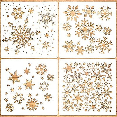 Snowflake Stencil 7.87" x 7.87"