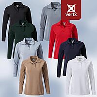 Vertx Womens ColdBlack Long Sleeve Tactical Polo Shirt