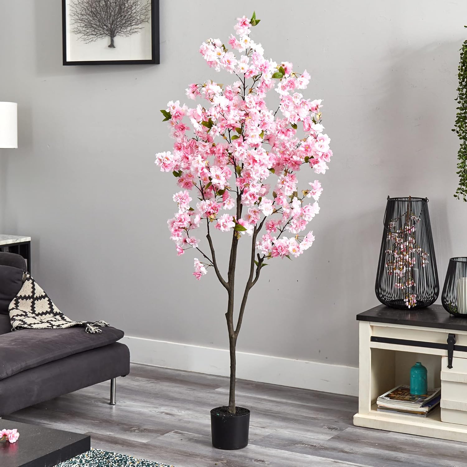 Nearly Natural 6ft. Cherry Blossom Artificial Tree