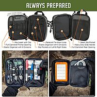MAXPEDITION Double-Decker EDC Pocket Organizer (5” x 2.5” x 7”)