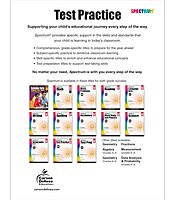 Spectrum Grade 6 Test Practice Workbooks, Ages 10 to 11, Math, Language Arts