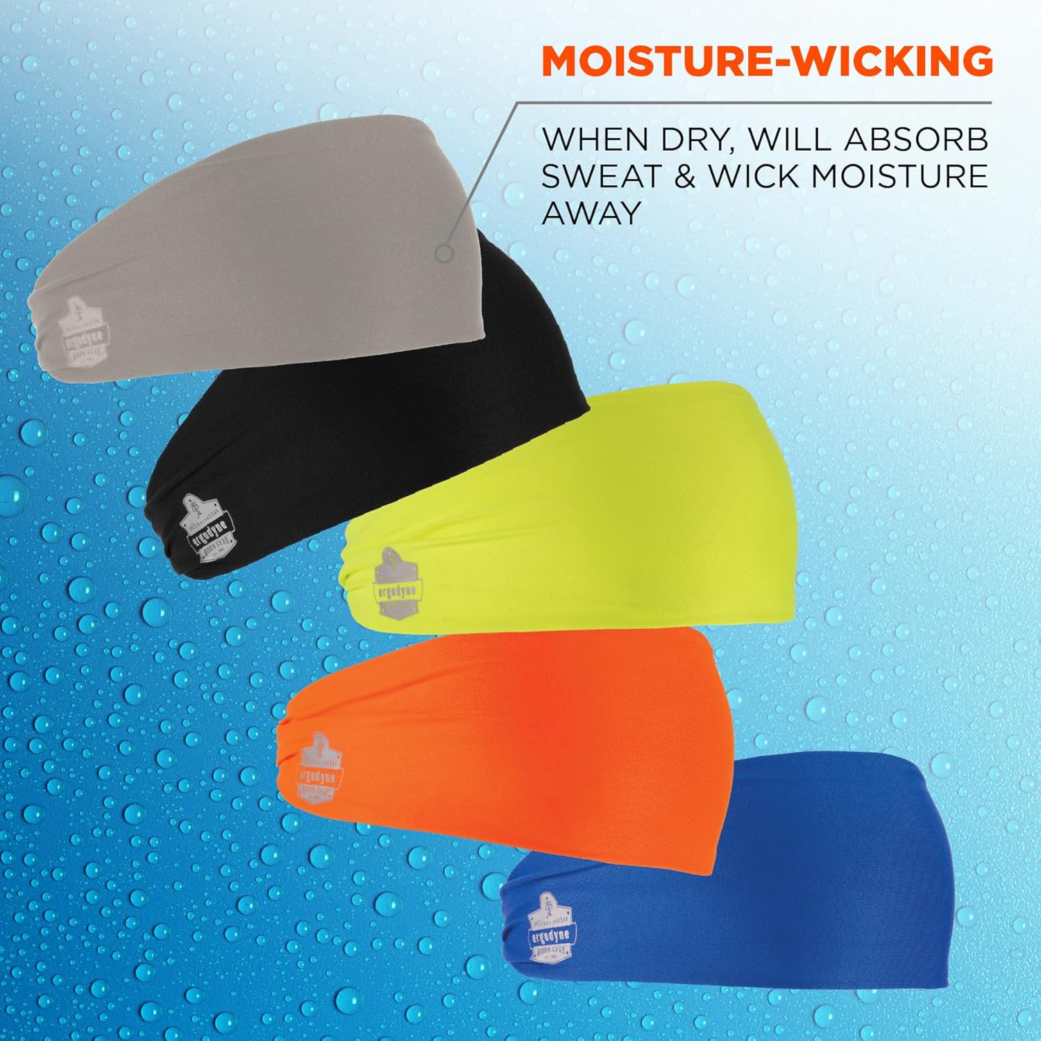 Ergodyne Chill-Its 6634 Cooling Headband, One Size