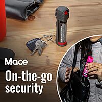 Mace PepperGard Personal Model Police Strength Pepper Spray with UV Dye