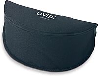 UVEX S493 Nylon Eyeglass Case, Black, Zipper