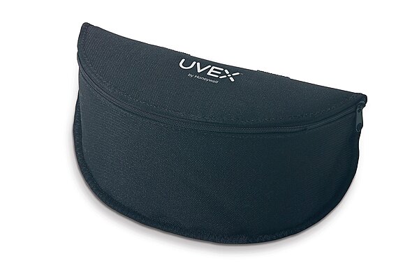 UVEX S493 Nylon Eyeglass Case, Black, Zipper