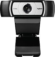 Logitech C930e 1080P HD Video Webcam - 90-Degree Extended View, Microsoft Lync 2013 and Skype Certified - Black Webcam Frustration-Free Packaging