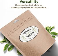 Avery EcoFriendly Matte White Recycled Oval Labels, 4.25" x 2.5", Matte White Labels, Permanent Adhesive, Laser/Inkjet Printable, 60 Total 60 labels