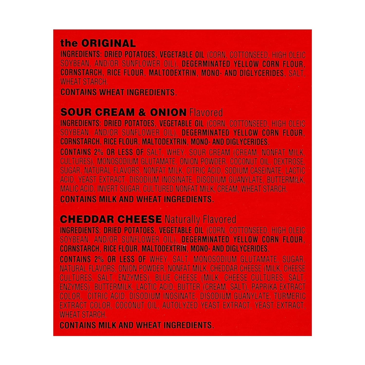 Pringles Variety Pack Potato Chips - 36 Individual Packs Snack Stacks