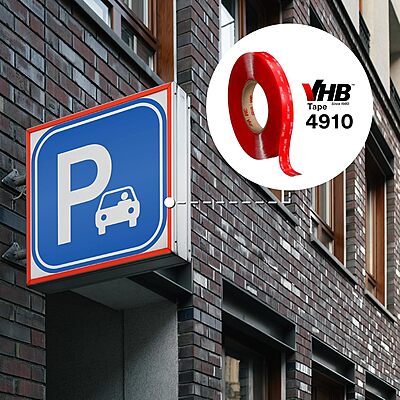 3M VHB Heavy Duty Mounting Tape 4910 Clear, 3/4 in x 15 yd 40.0 mil (Pack of 1)