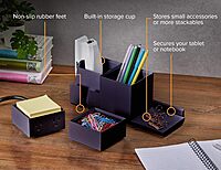 BOSTITCH Konnect Stackable Desk Organizer and Power Station