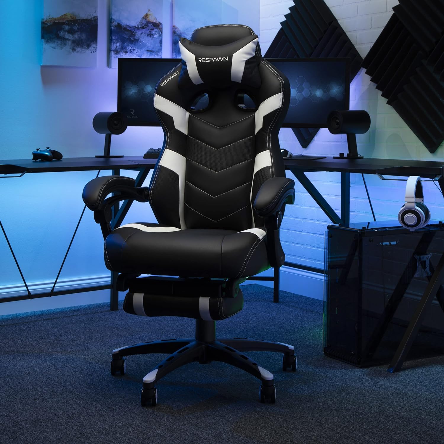 RESPAWN 110 Pro Ergonomic Gaming Chair with Footrest