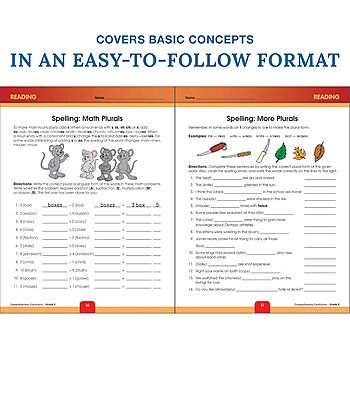 Carson Dellosa Comprehensive Curriculum of Basic Skills 5th Grade Workbooks All Subjects, Reading Comprehension