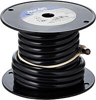 Ancor 114005 Tinned Copper Battery Cable, 2 AWG (32mm2), Black - 50ft