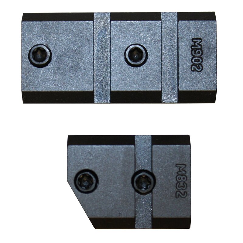 WARNE Maxima M902/832M Mauser 98 Unaltered Base, Two Piece Base Set, 6-48 Screws, Fits Mauser M98 Unaltered Guns, Matte