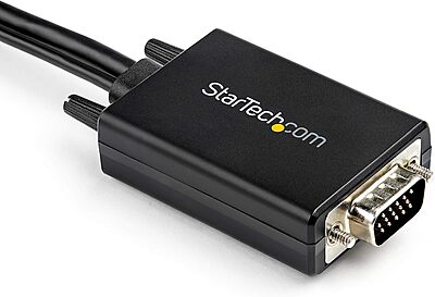 StarTech.com VGA to HDMI Converter Cable with USB Audio Support & Power - Analog to Digital Adapter - 1080p Male to Male