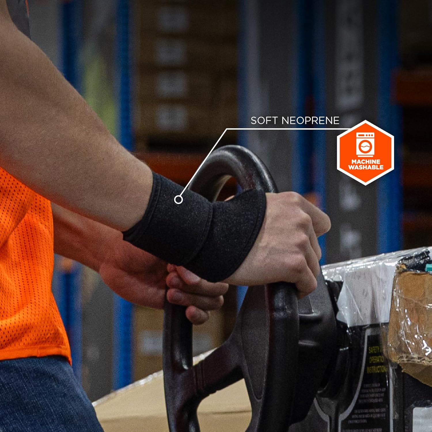 Ergodyne ProFlex 425 Neoprene Wrist Wrap Support with Thumb Loop, Ambidextrous Design