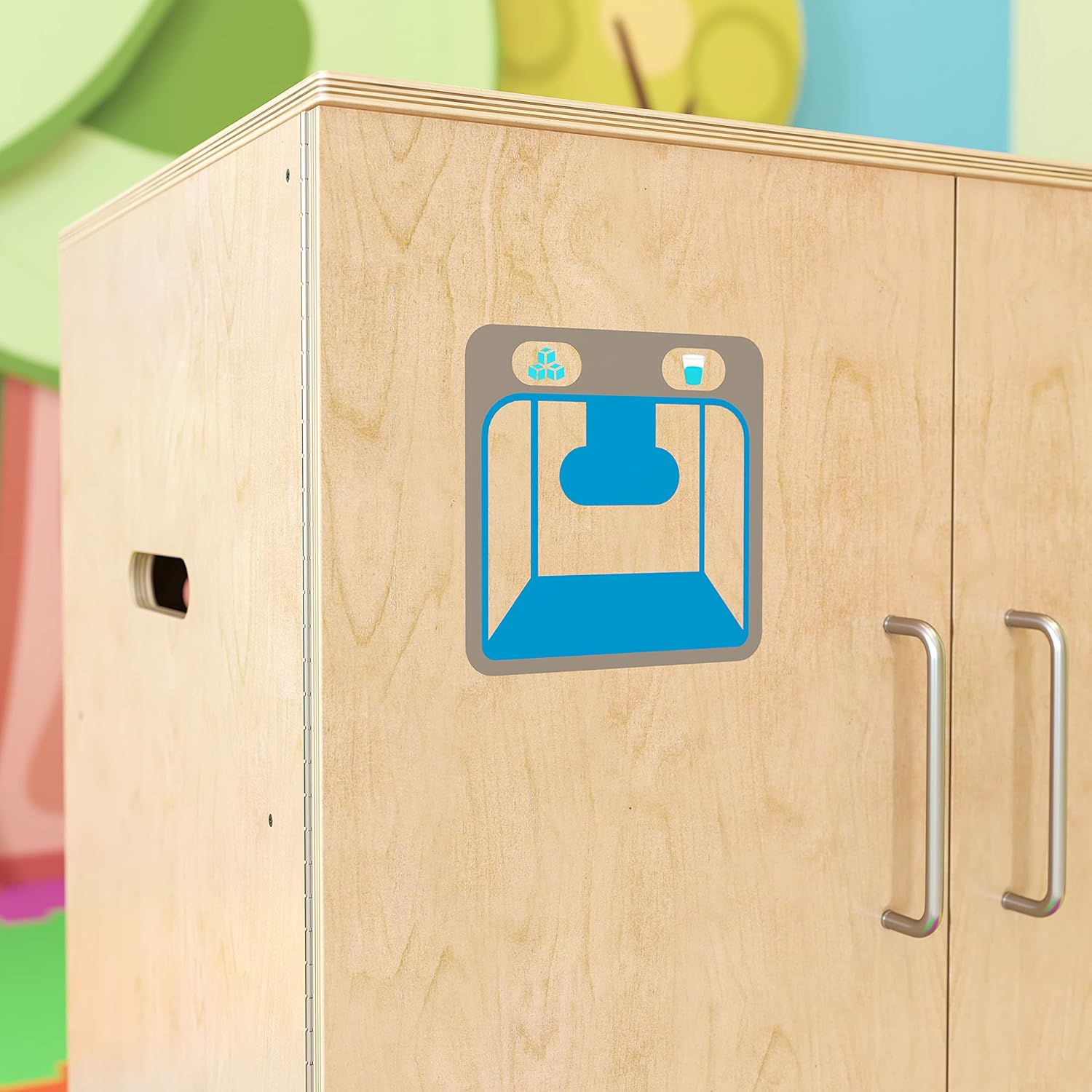 FLASH FURNITURE Hercules Children's Wooden Play Kitchen for Commercial or Home Use - Safe, Kid Friendly Design