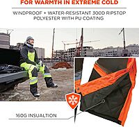 Ergodyne GloWear 8928 Hi-Vis Insulated Bib Overalls