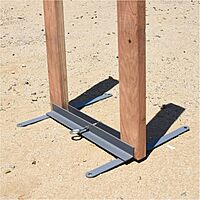 Birchwood Casey 20" Steel Folding Target Stand for Shooting - Durable Versatile Target Base Stand with Collapsible Legs