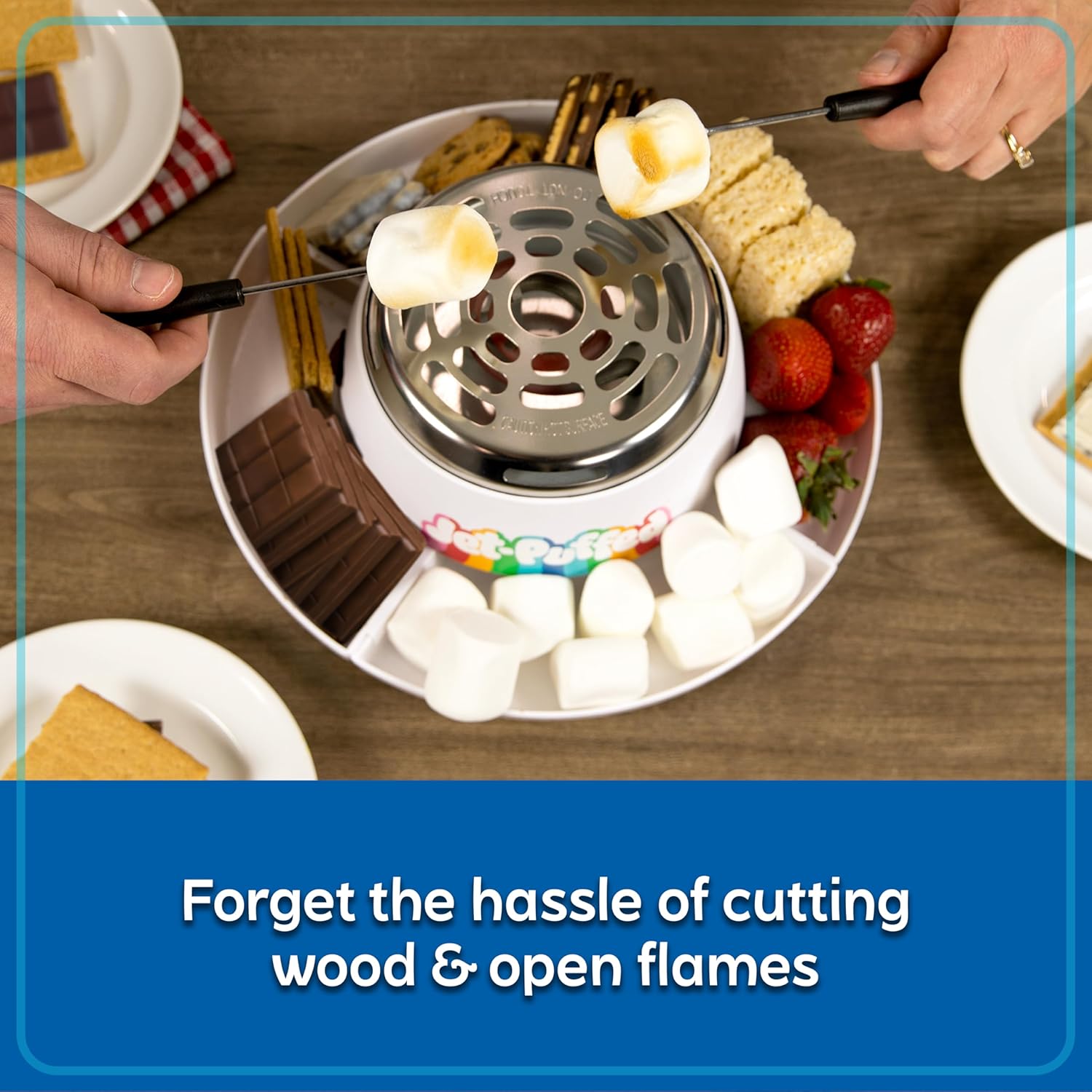 NOSTALGIA Tabletop Indoor Electric S'mores Maker