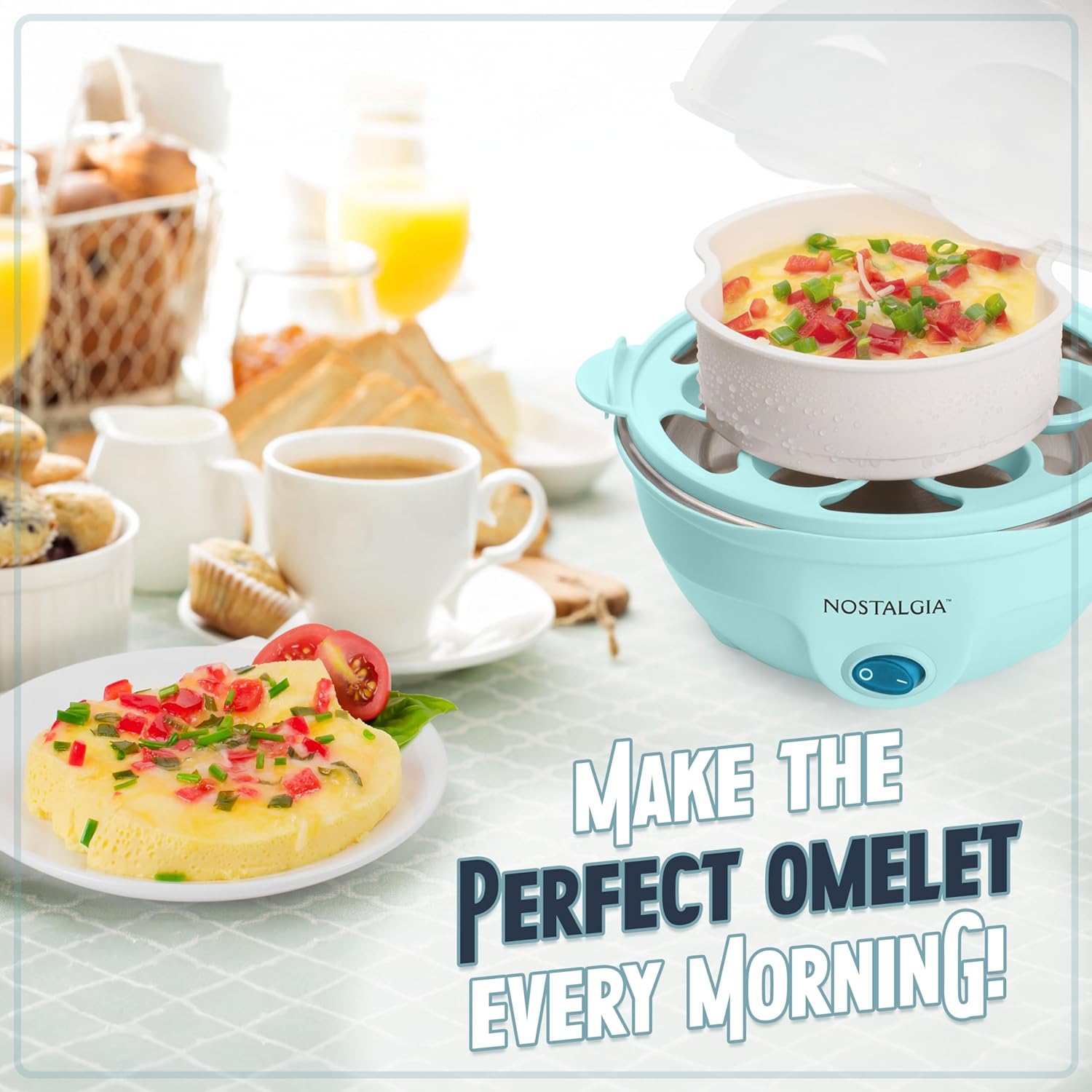 Nostalgia Retro Electric Egg Cooker