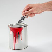 Nite Ize DoohicKey Ratchet Key Tool - Keychain Multitool with Carabiner Clip - Pocket Tool with Ruler, Bottle Opener, Wrenches, Pry Tool, Scoring Point & Ratchet