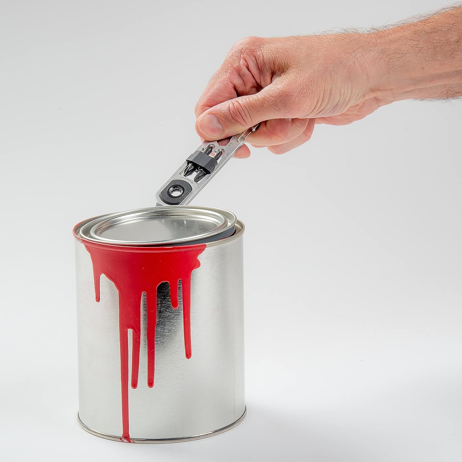 Nite Ize DoohicKey Ratchet Key Tool - Keychain Multitool with Carabiner Clip - Pocket Tool with Ruler, Bottle Opener